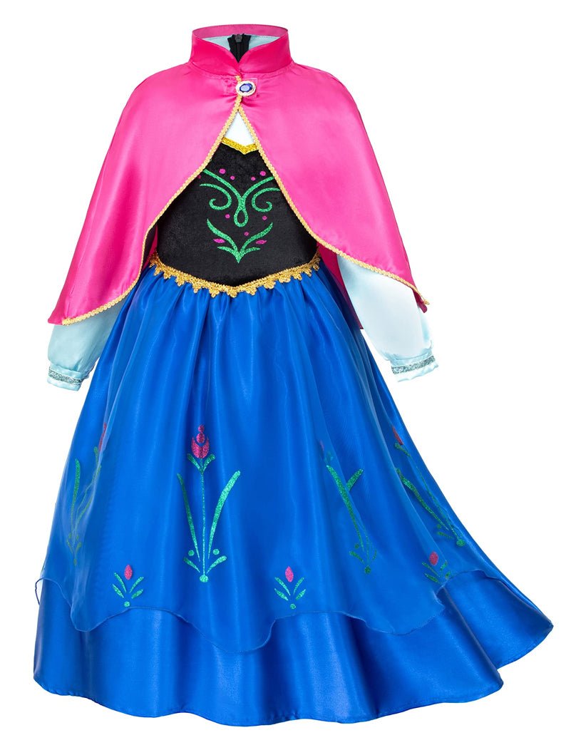 Anna Light up Princess Costumes Party Dress Up for Girls - Uporpor - Uporpor