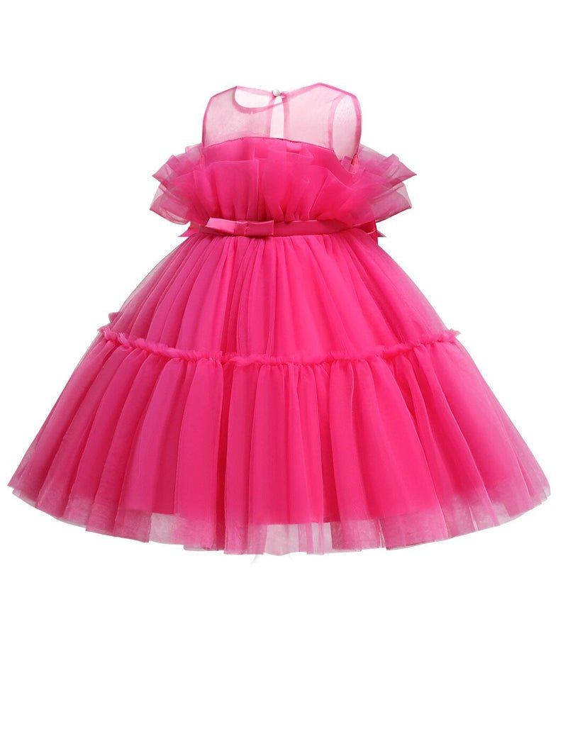 Brabei Princess Tulle Party LED Dress Hot Pink - Uporpor