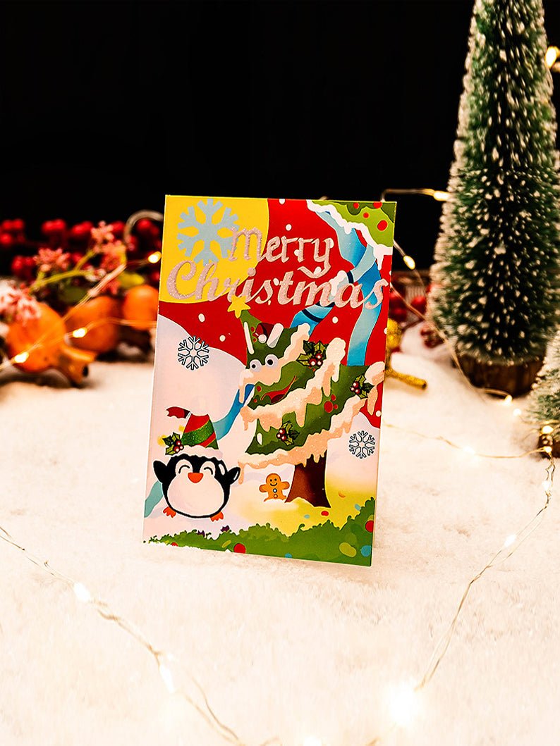 Christmas Greeting Cards(4 Pack)- Uporpor - Uporpor
