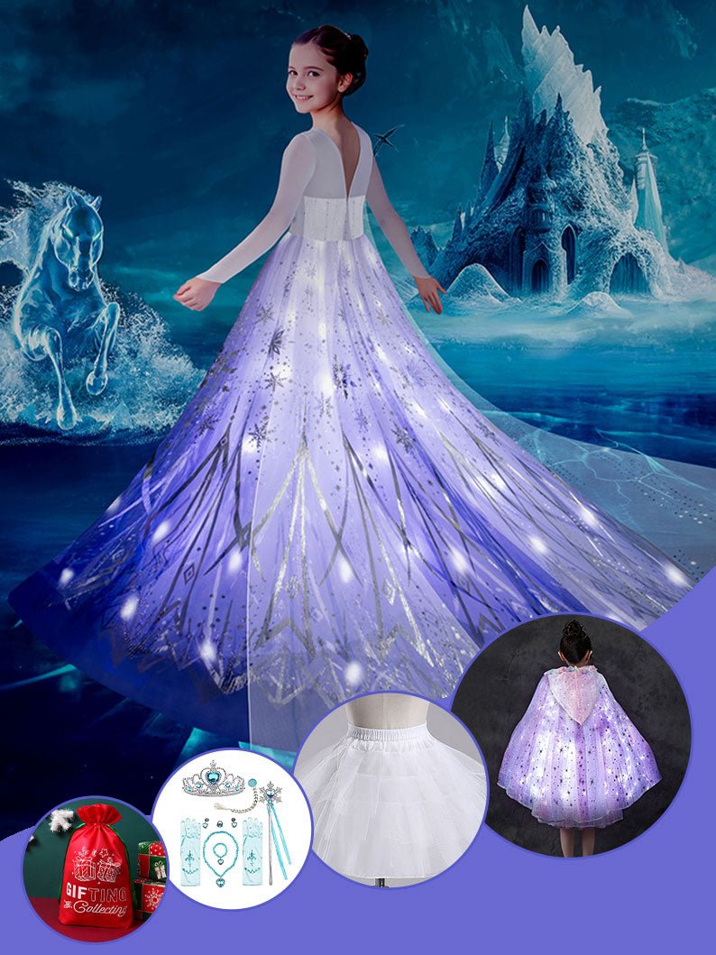 【Christmas set】 LED Light Ball Gown Dress - Uporpor