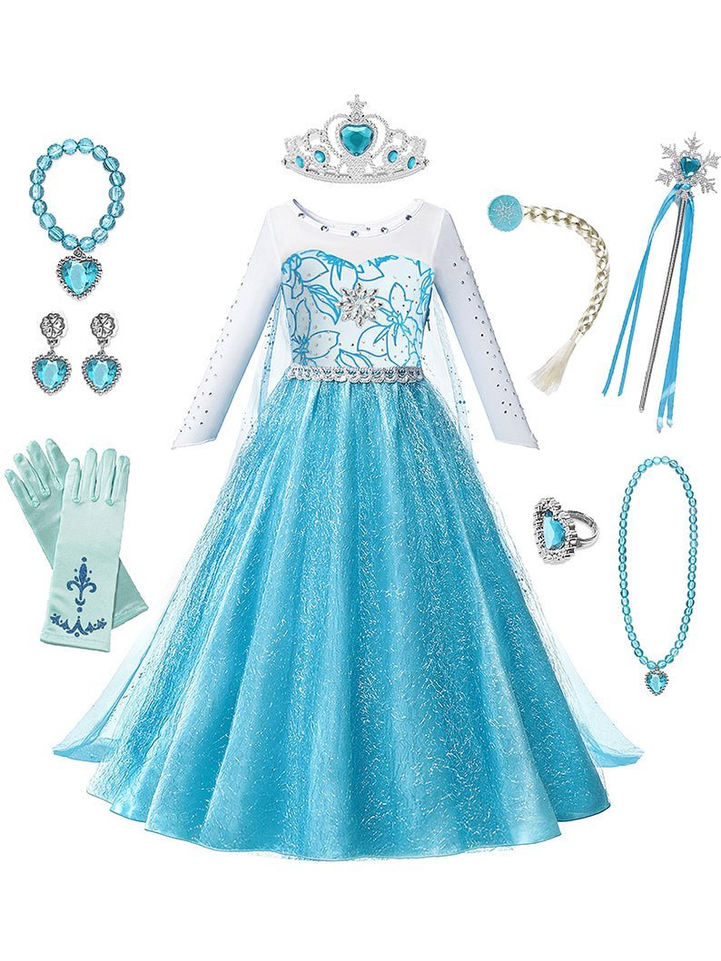 【Christmas set】Glowing Snow Princess Fancy Costume - Uporpor