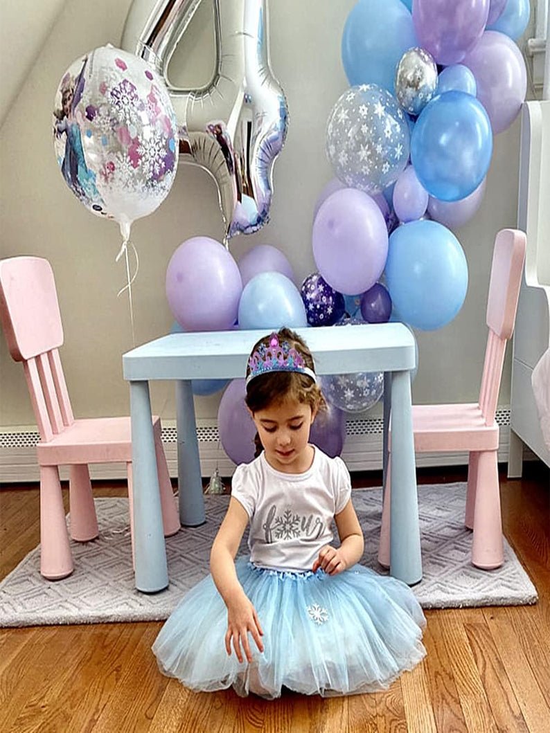 Girls Princess Necklace Bracelets Ear Clips Set Mermaid Pendant Princess Party（5 PCS） - Uporpor