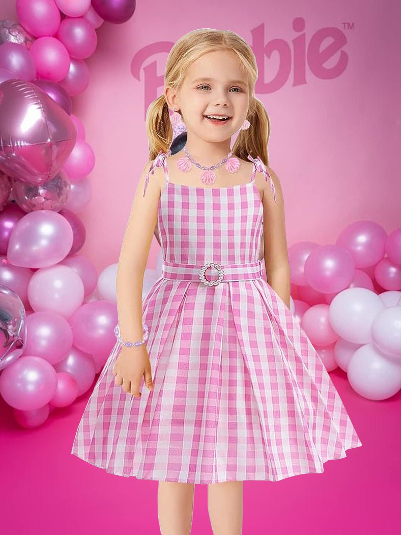 Light up Brabei Girls Pink Costume Dress Dress Up Party- Uporpor - Uporpor