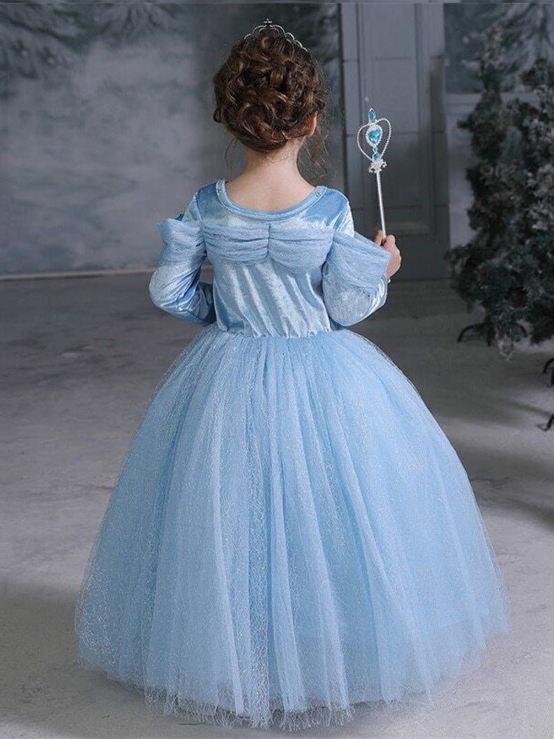  UPORPOR Light Up Cinderella Girls Princess Costume