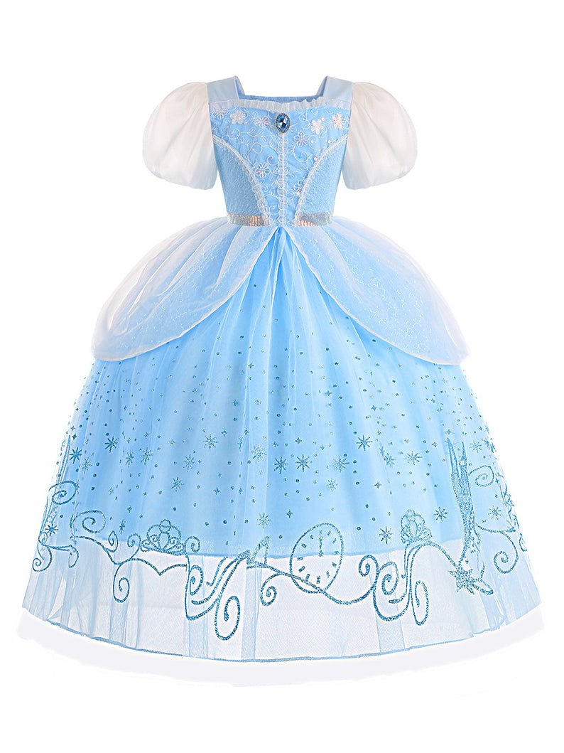 Light up Girls Cinderella Costume Princess Party Dress - Uporpor - Uporpor
