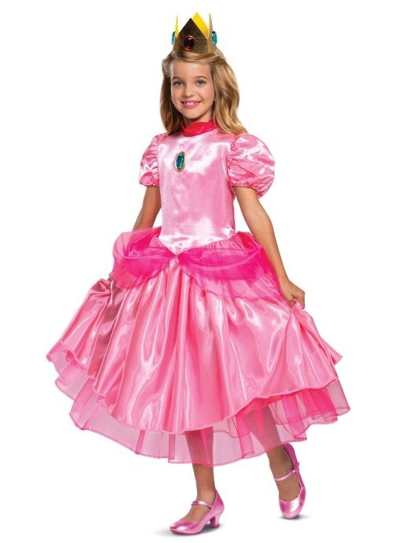 Light up Princess dress Peach Costume for Girls - Uporpor - Uporpor