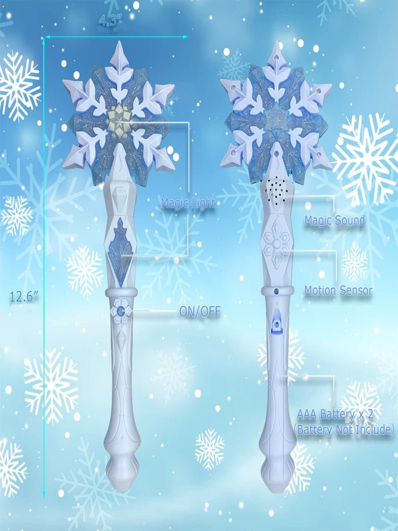 Light Up Snowflake Music Wand for Kids Party - Uporpor - Uporpor