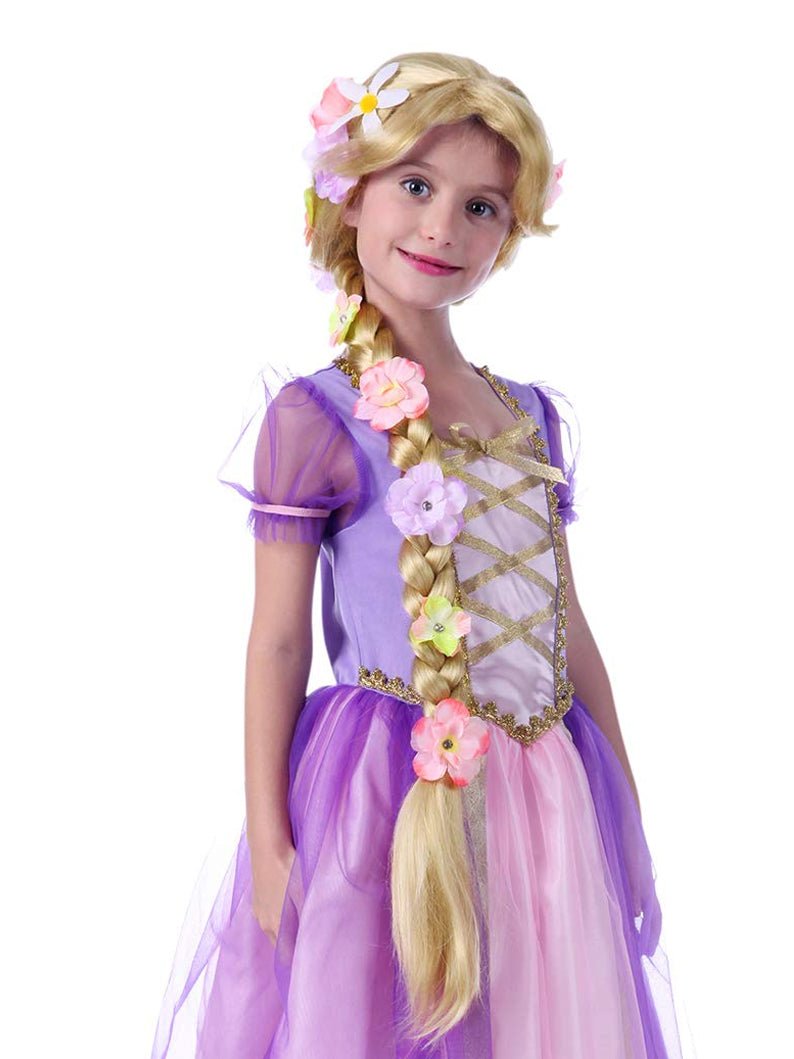 Rapunzel Princess Wig for Girls - Uporpor