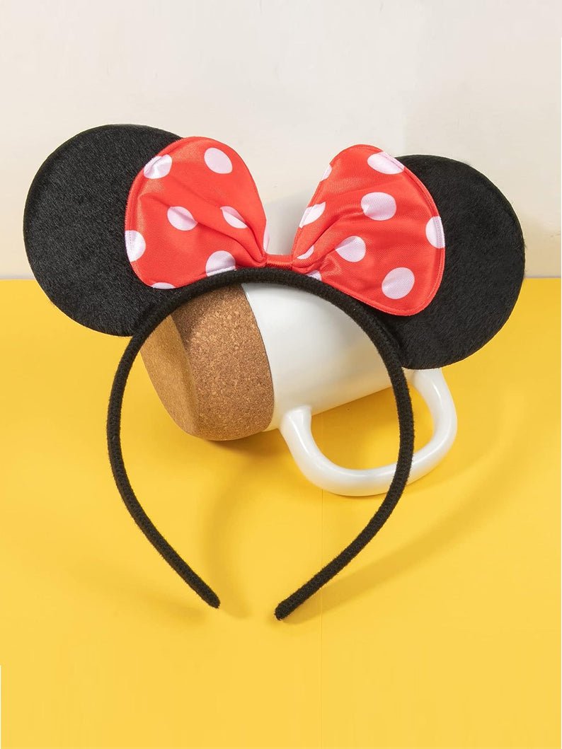 Rose Red Minnie Ears Party Favor Accessories Headband - Uporpor - Uporpor