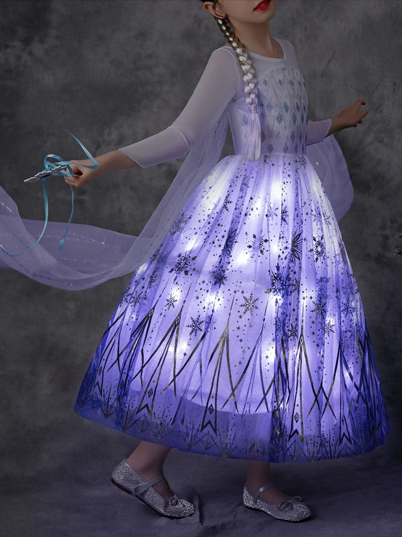 Snow LED Light Ball Gown Dress - Uporpor