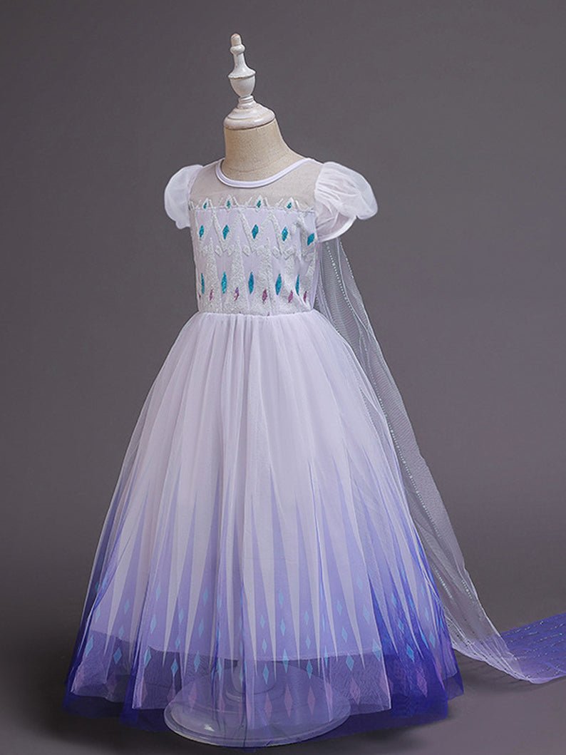 Snow LED Light Ball Gown short sleeve Dress - Uporpor - Uporpor