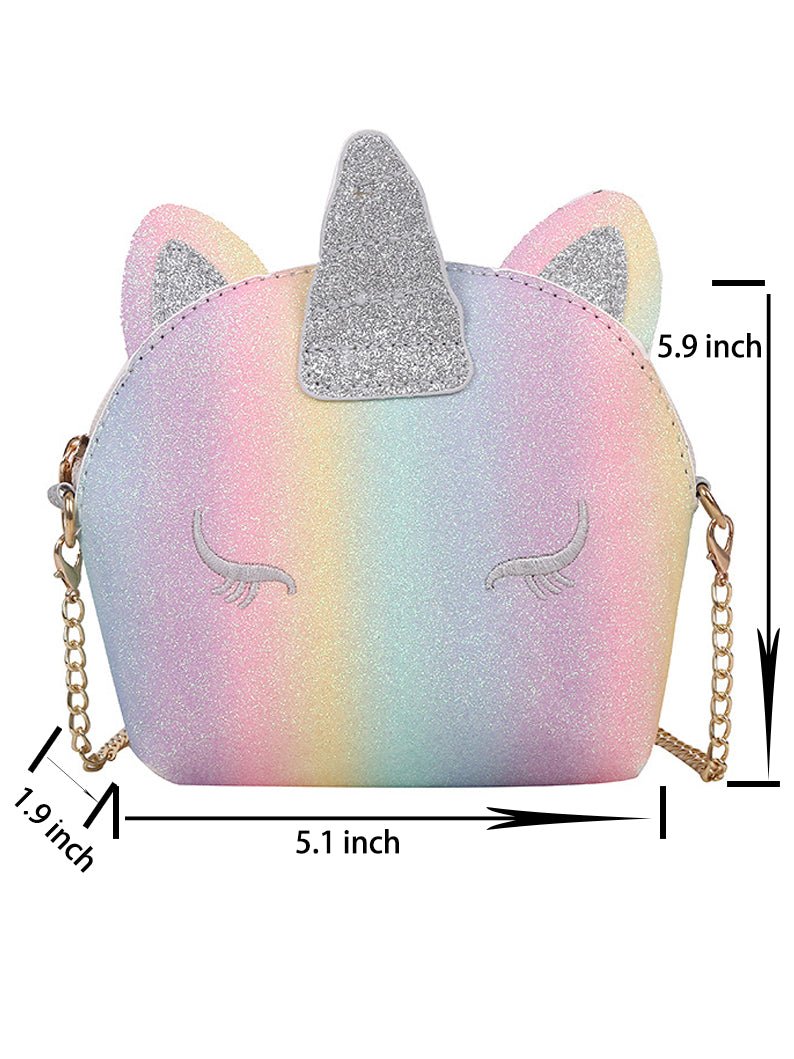 Bag for Girls Unicorn Purse, Fidget Toy for Girls, Push Bubble Sensory Toy,  Stress Release Pop